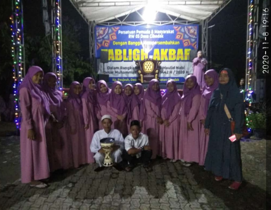 Peringatan Maulid Nabi di Peujeuh Cibadak, Sukses Digelar Meriah