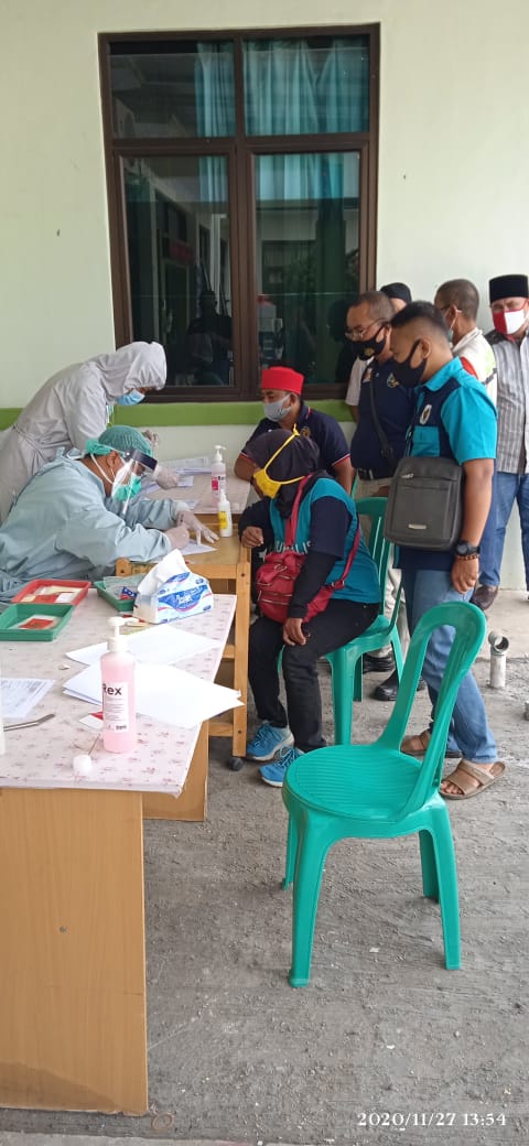 PWI Lebak Antusias Ikuti Swab