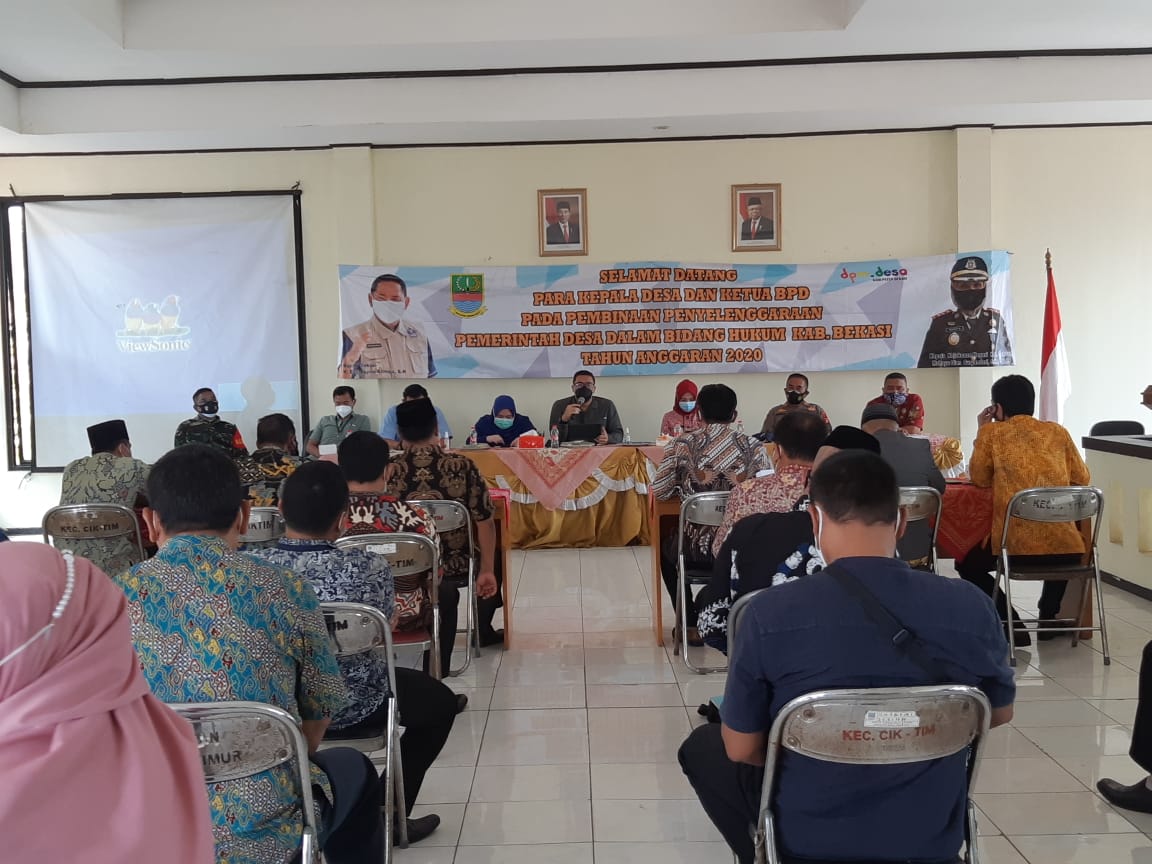 Kejari Cikarang Beri Penyuluhan Hukum Bagi Pemdes Di Dua Kecamatan Di Kabupaten Bekasi