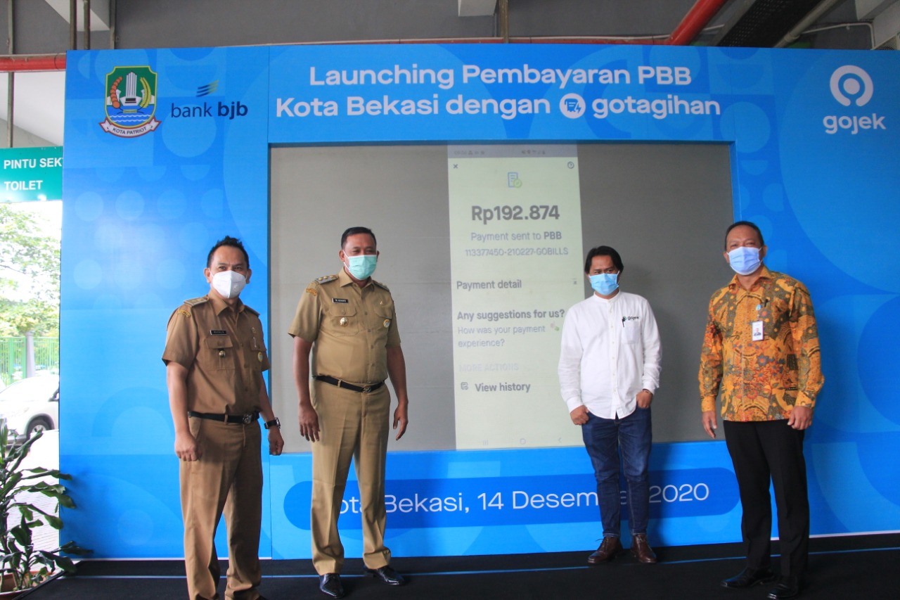 Wakil Walikota Bekasi Launching Pelayanan PBB Menggunakan Aplikasi Gotagihan Gojek