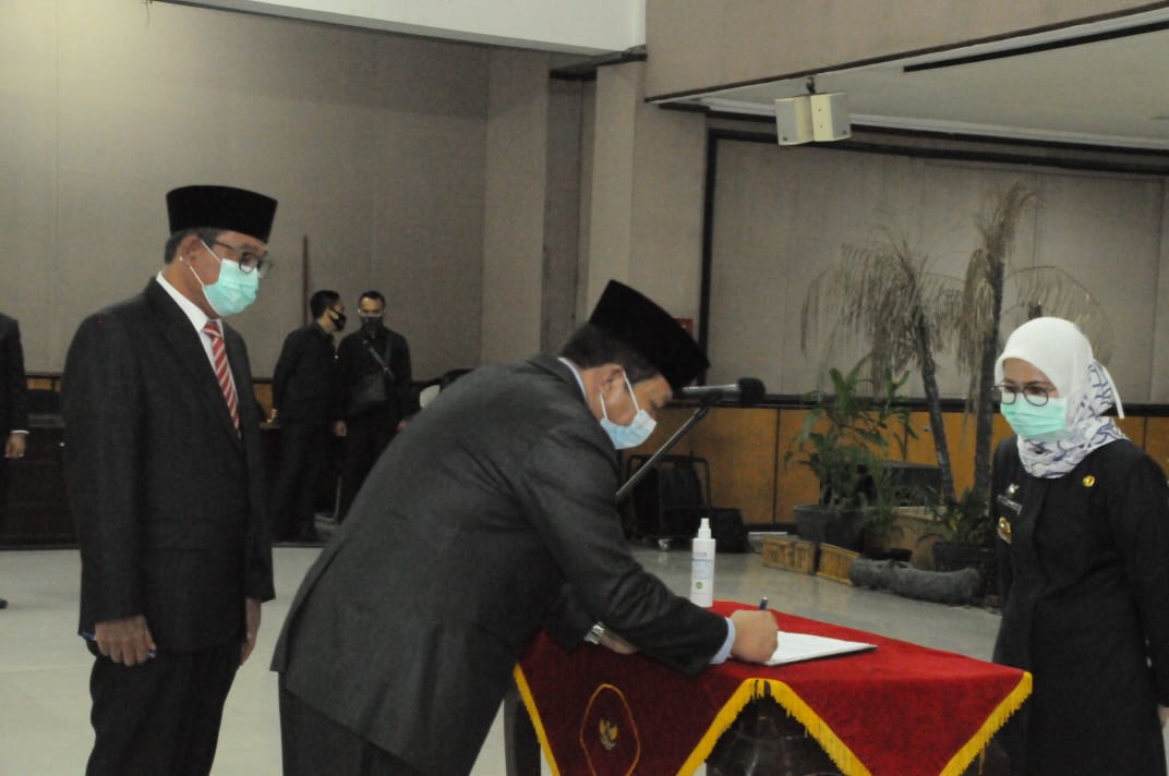 Upacara Pengambilan Sumpah Jabatan 771 Pejabat Struktural di Lingkungan Pemerintah Kabupaten Lebak