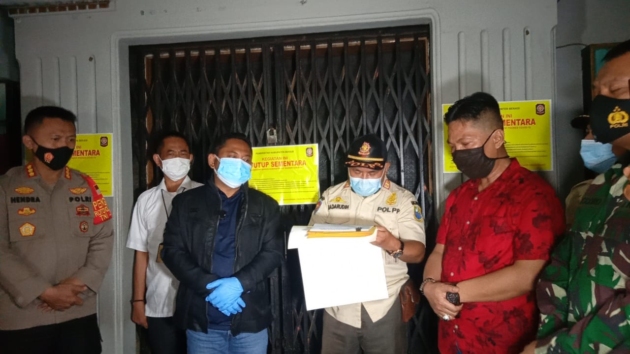 Dianggap Langgar Prokes Club’ Kertika Cibitung Di Tutup Sementara Tim Gugus Covid-19