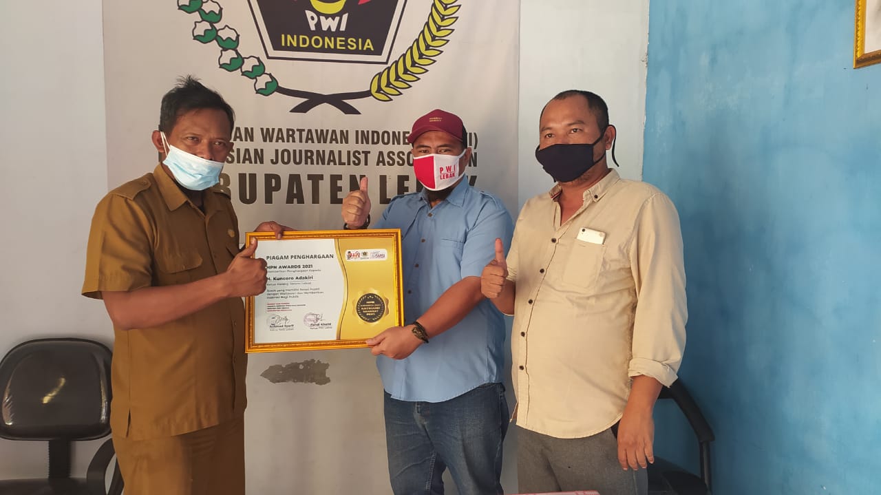 Ketua Karang Taruna Lebak Masuk Kategori Sahabat Pers, HPN Award 2021 PWI – SMSI