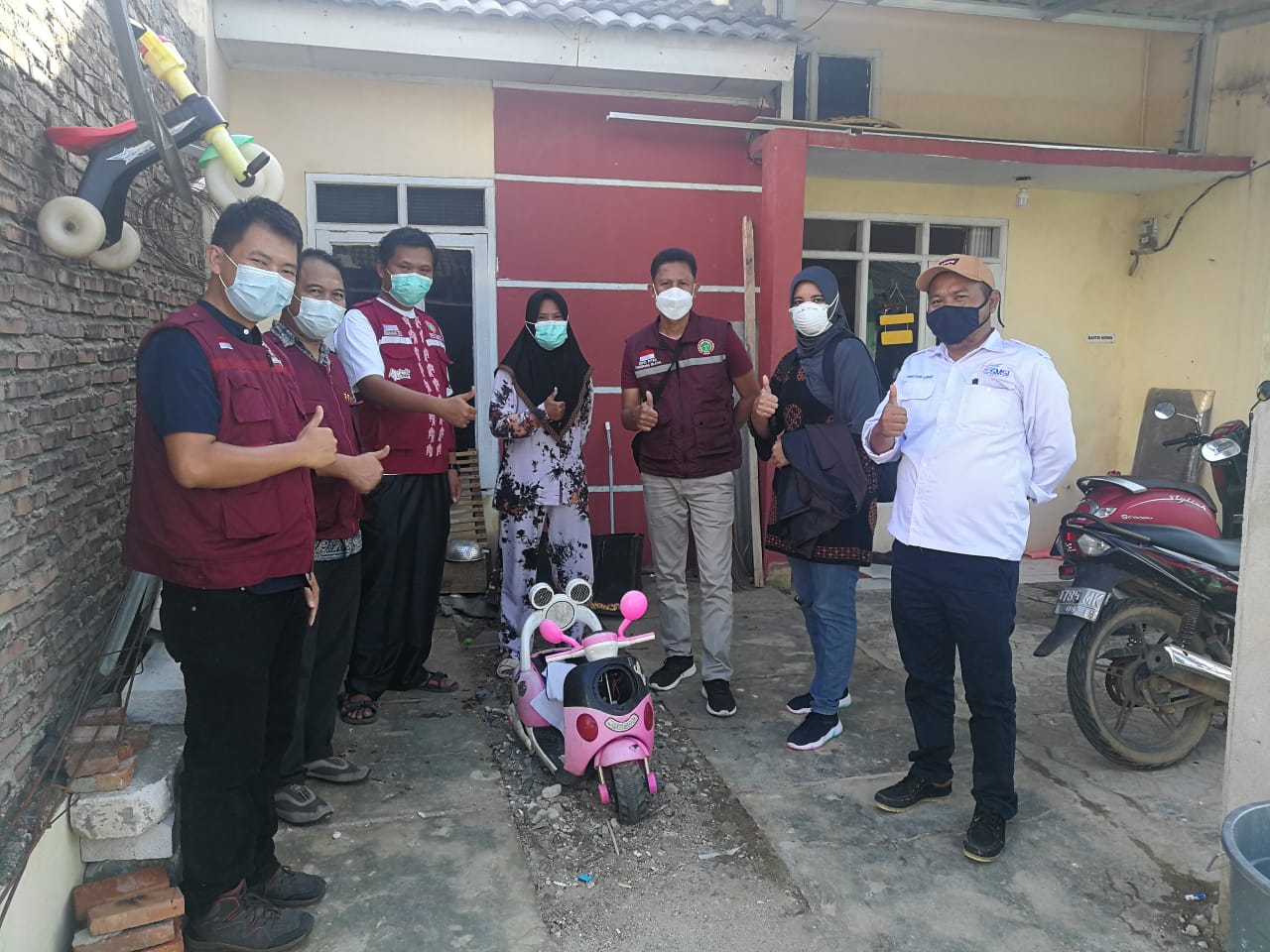 PPNI Tangsel dan Lebak Bantu Perawat di Sukaresmi Pandeglang Korban Puting Beliung