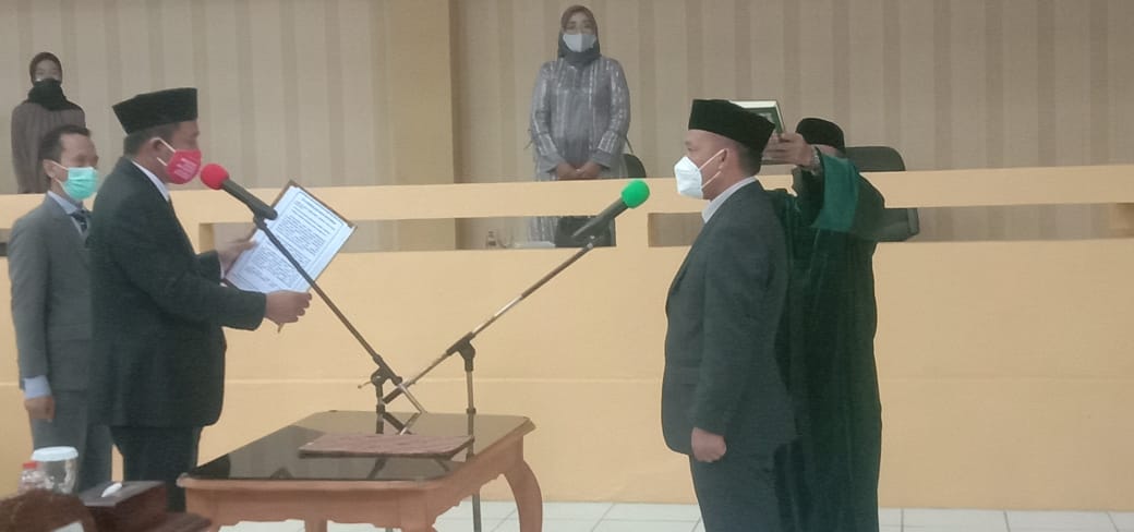 Tajudin, Dilantik Jadi Anggota DPRD Lebak, Gantikan Almarhum Dindin Nurohmat