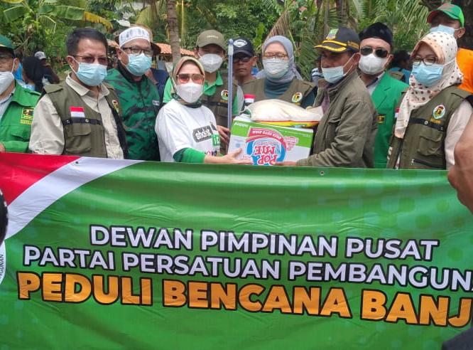 DPP PPP Berikan Bantuan Untuk Korban Banjir di Kabupaten Bekasi