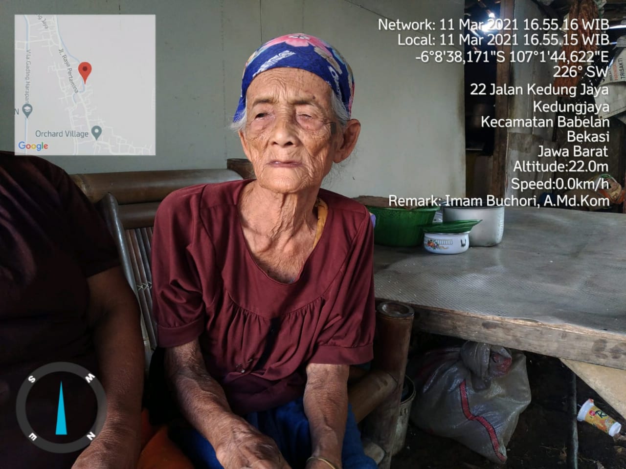 Diterjang Puting Beliung, Rumah Nenek Rus Ambruk. Herry : Kemana Pemerintah?