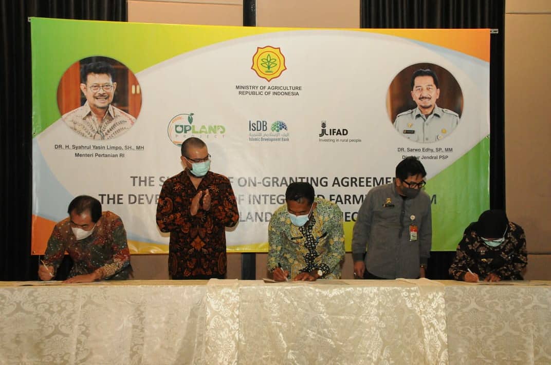 Bupati Lebak Tandatangani Perjanjian Hibah Daerah Kegiatan Upland Project
