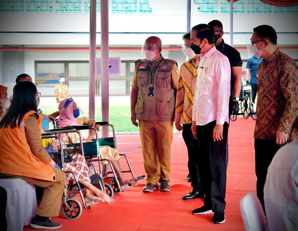 Presiden Jokowi Minta Pelaksanaan Vaksin di Kota Bekasi Dicontoh Daerah Lain