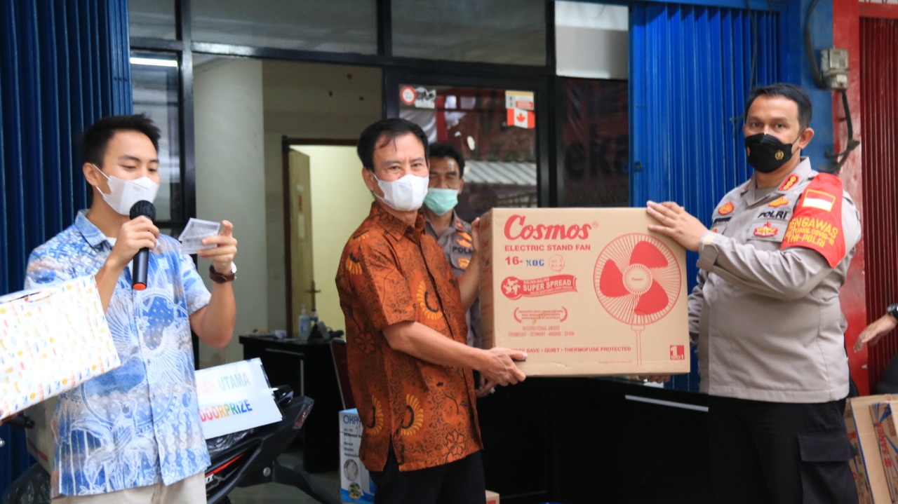Program Vaksinasi Merdeka Algomerasi II Di tutup Dengan Door Prize