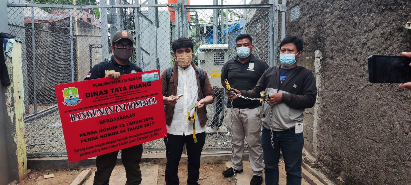 Telah Kantongi IMB, Pemkot Bekasi Buka Segel PT. Protelindo