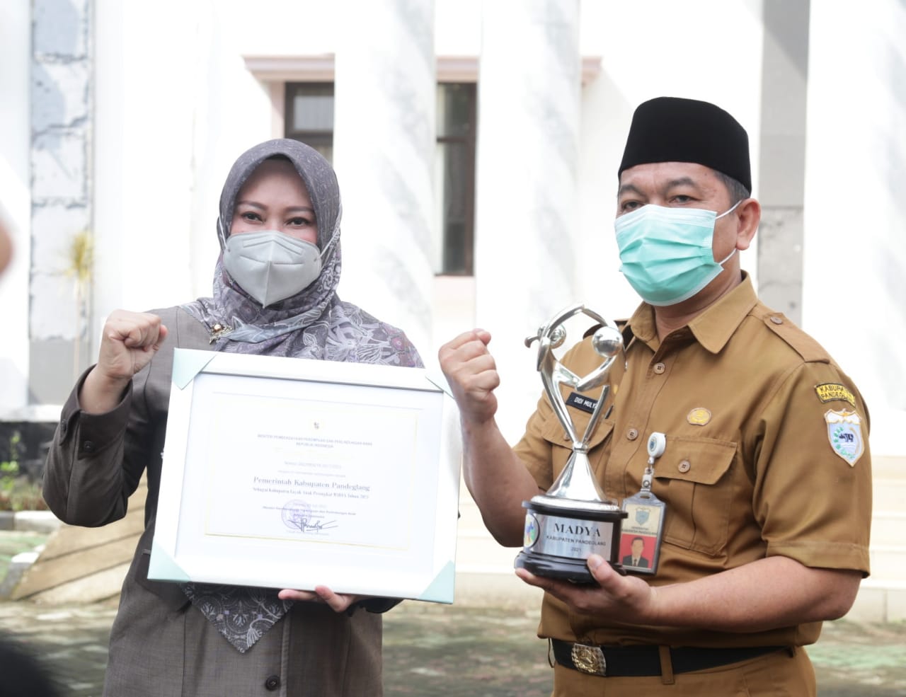 Pemkab Pandeglang Sabet Dua Penghargaan Sekaligus Dari Kemen PPA