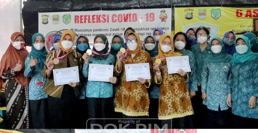 TP-PKK Kelurahan Wanasari Berhasil Masuk Nominasi 5 Besar Lomba IVA Test Provinsi Jawa Barat