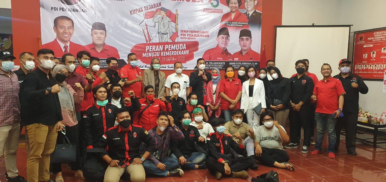 PDI Perjuangan Kota Bekasi Bangun Diskusi Sejarah Peringati Sumpah Pemuda