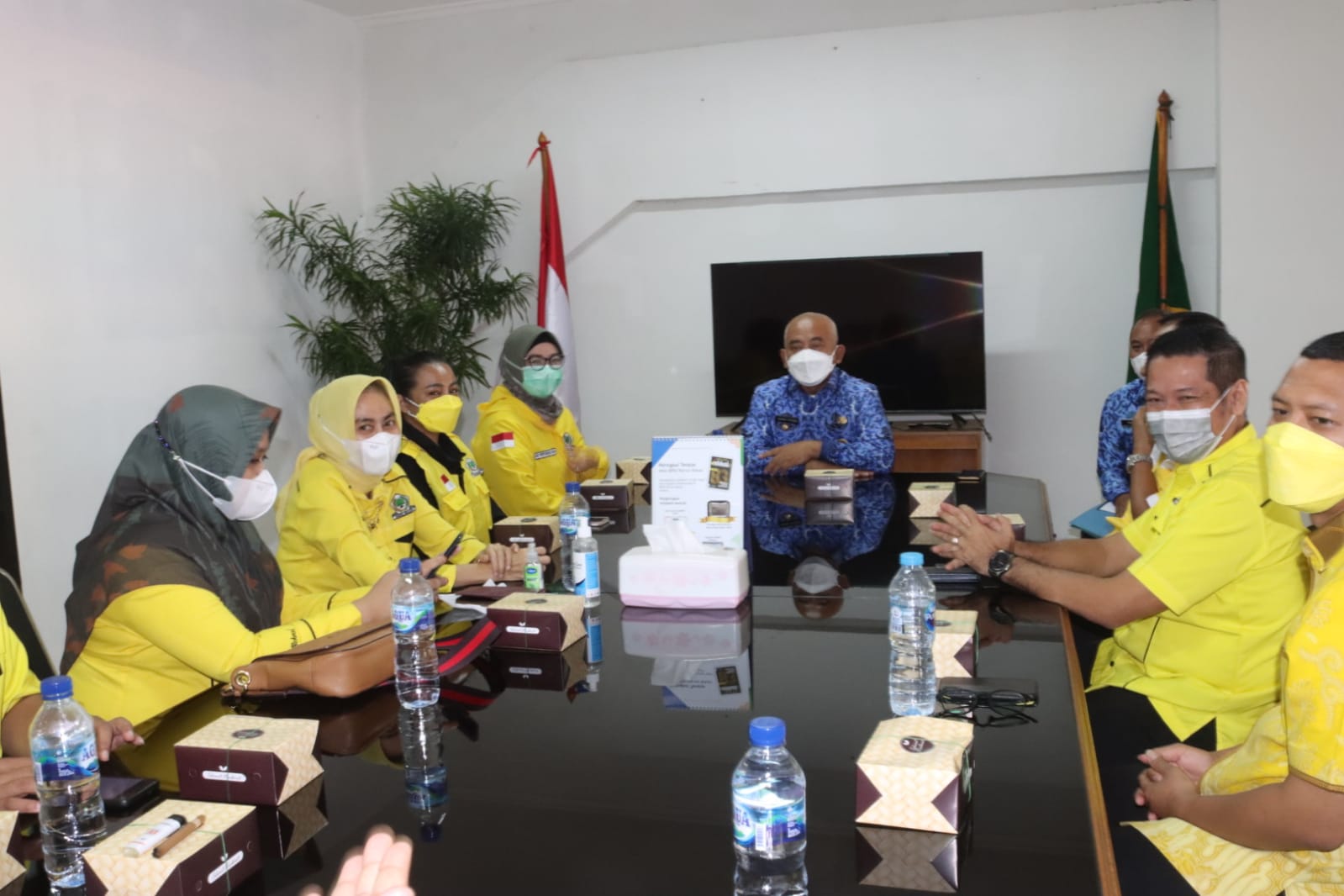 Wali Kota Terima Silaturahmi Pengurus Partai Golkar Kota Bekasi Masa Bhakti 2020-2025