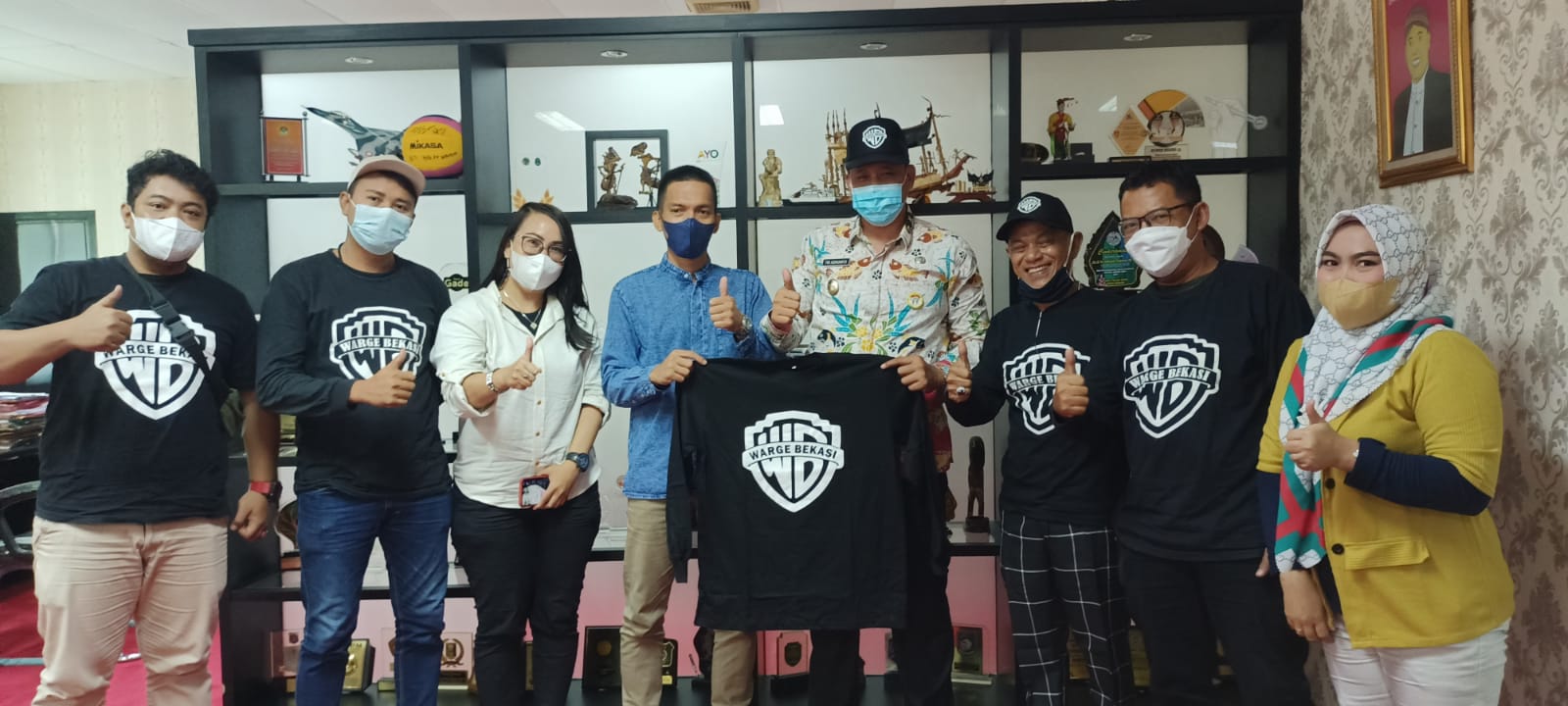 Wakil Wali Kota Bekasi Terima Silaturahmi Group Medsos Warge Bekasi