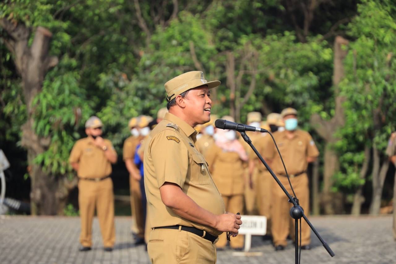 Tri Adhianto Evaluasi Perumda Tirta Patriot