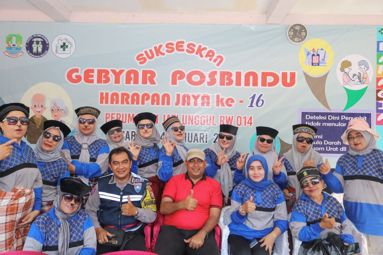 Sukseskan, Gebyar Posbindu Harapan Jaya ke 16