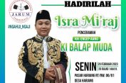 Ormas Jarum Sobang Gelar Tabligh Akbar Isra Mi’raj Bersama Ki Balap Muda