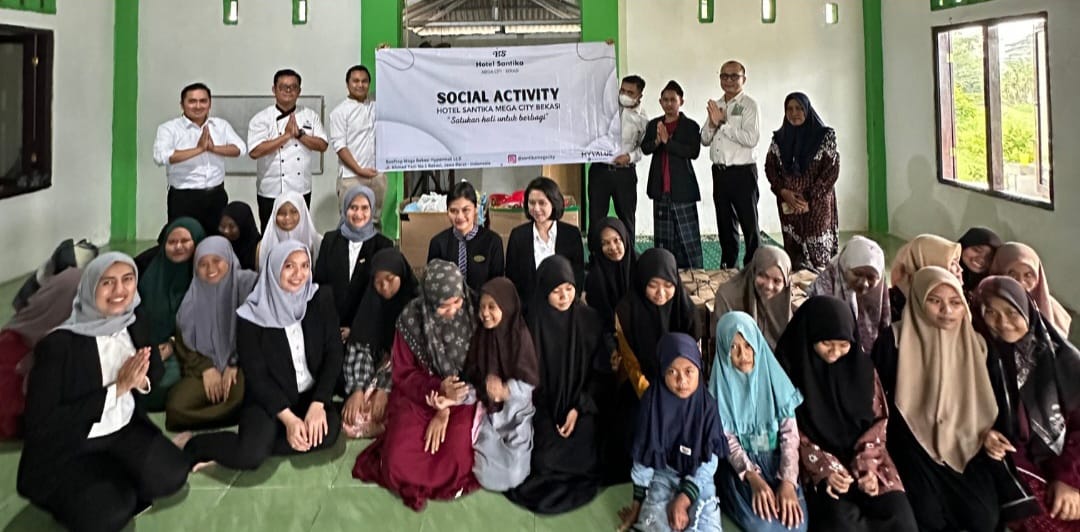 Hotel Santika Mega City Bekasi Salurkan Berkah Ramadan Untuk Yatim Dhuafa dan Anak Terlantar