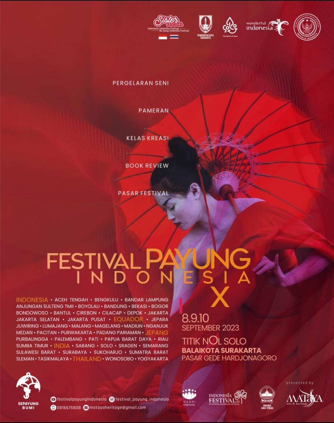 Komunitas Batik Bekasi Ikuti Festival Payung Indonesia X Surakarta