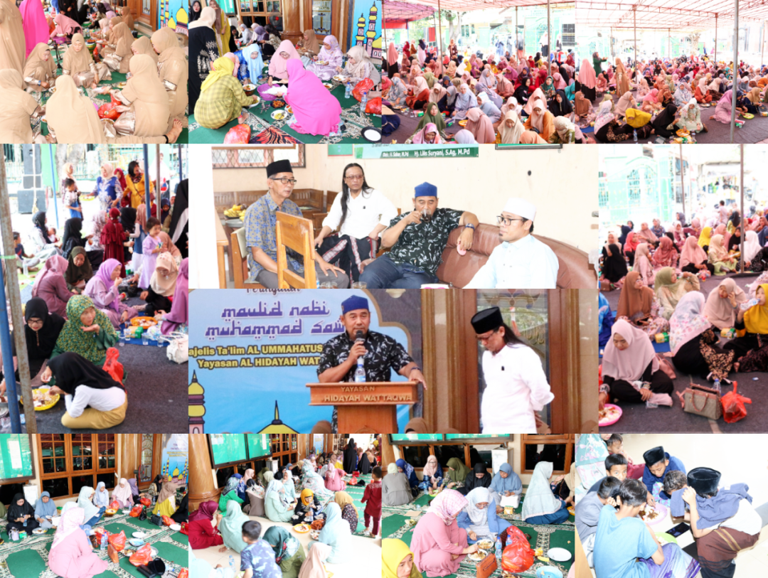 Jalin Silaturahmi, Caleg Partai PAN Hadiri Maulid di Kelurahan Pejuang