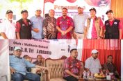 Macan Utara Caleg Partai PAN Lukman Hakim Hadiri Peresmian Taman Pesona Anggrek RW 27
