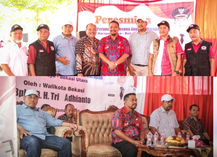 Macan Utara Caleg Partai PAN Lukman Hakim Hadiri Peresmian Taman Pesona Anggrek RW 27