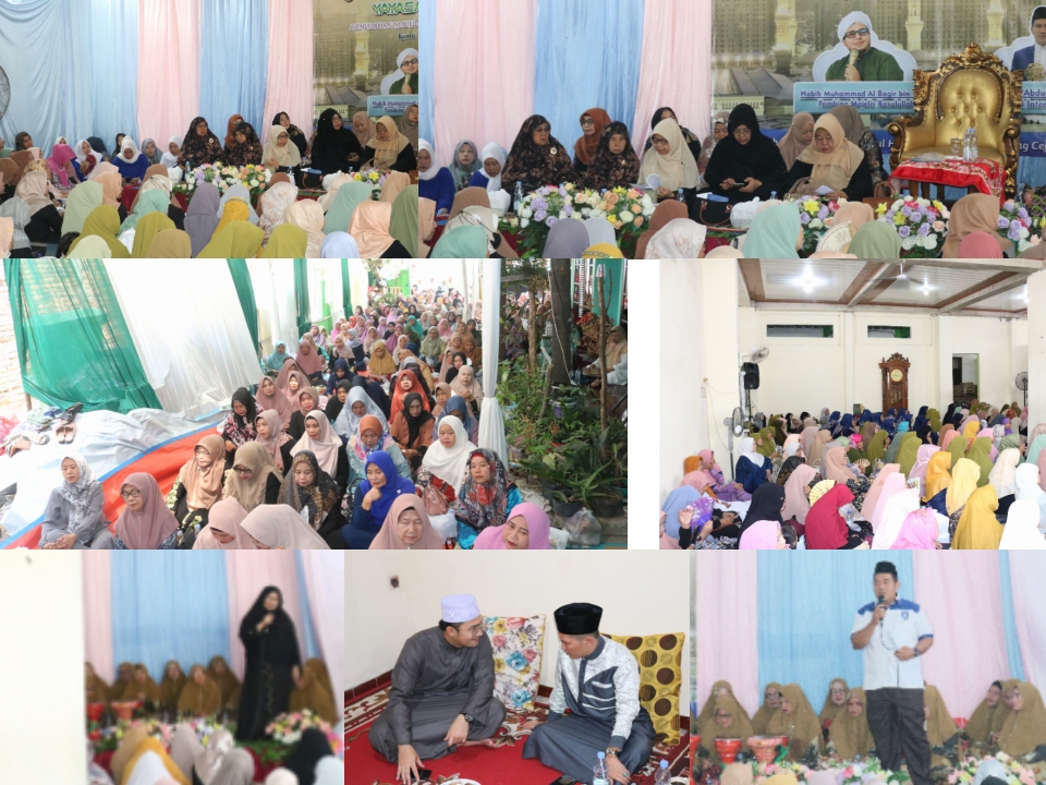 Jalin Silaturahmi, Caleg Partai PAN Hadiri Maulid di Kelurahan Harapan Jaya