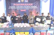 Bea Cukai Cikarang Musnahkan Ratusan Barang Tanpa Ijin Impor