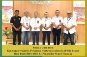 PWI Bekasi Audensi Dengan PN Cikarang