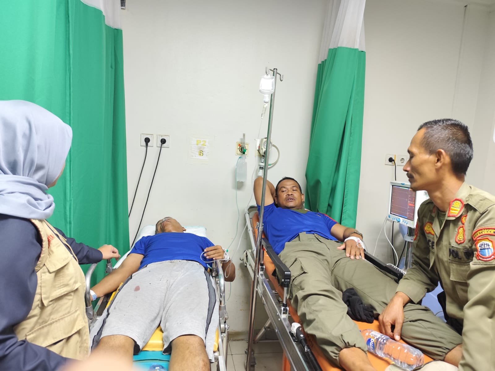 Baguna DPD PDIP Juwita Wulandari Jenguk Dua Korban Demo Ricuh