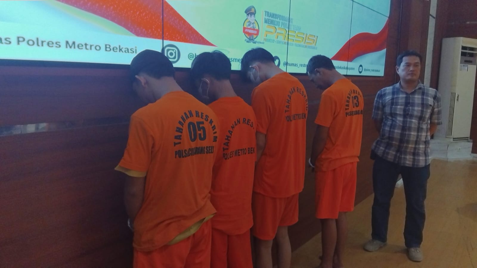 Polisi Tangkap Komplotan Curanmor Curi Motor Milik Pekerja di SPBU Cikarang