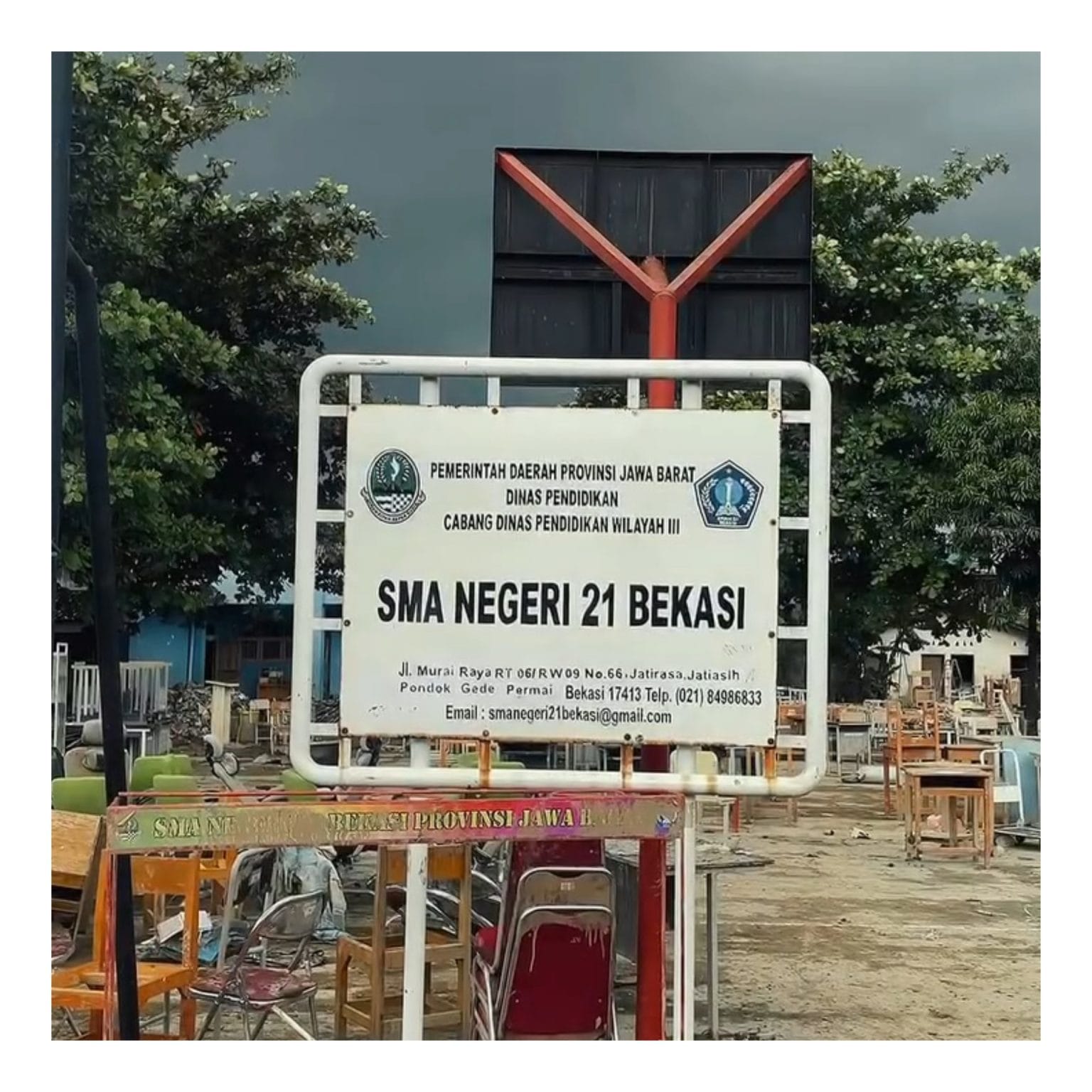 SMAN 21 Kota Bekasi Kebanjiran, Pelaksanaan PSAJ Ditunda