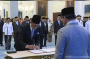 Presiden Prabowo Lantik Kepala dan Wakil Kepala BP BUMN