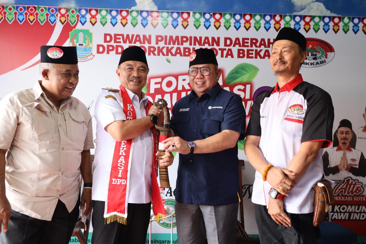 Momen Wawali Harris Bobihoe Silaturahmi Ke Markas Forkkabi