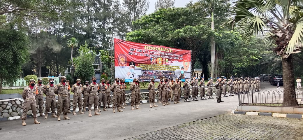 Bupati Bekasi Hadiri Hari Jadi Satpol PP ke 71 di Guest House