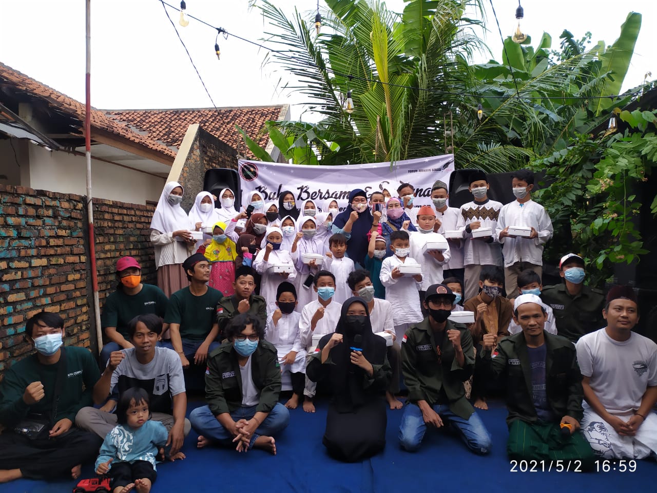 Forjas dan KPA Cempala Santuni Anak Yatim dan Jompo Ditengah Pandemi Covid-19