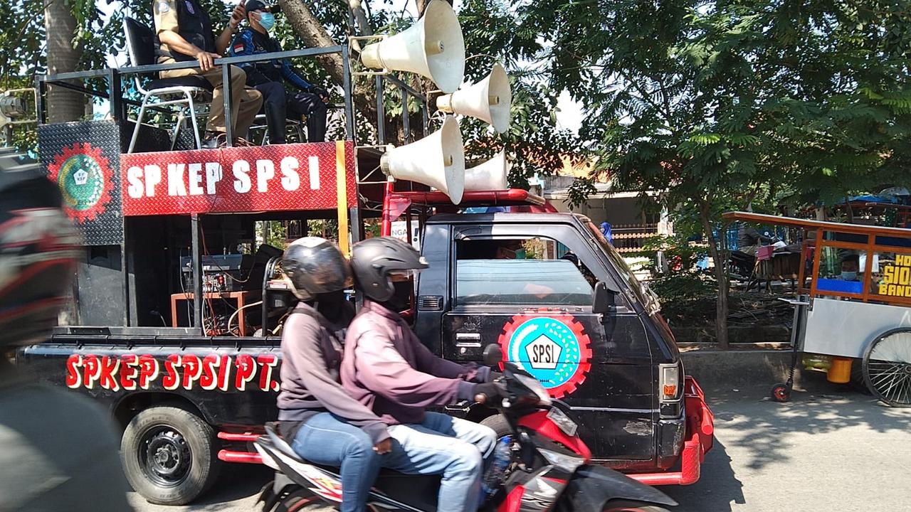 Lakukan Giat Woro-Woro 3 Pilar Gencar Sosialisasikan Prokes