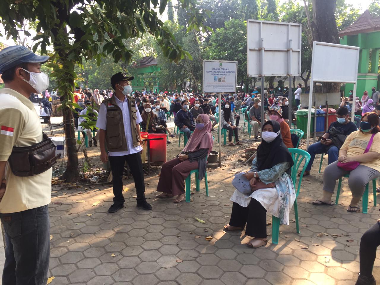 Warga Antusias Vaksinasi Dosis Ke Dua