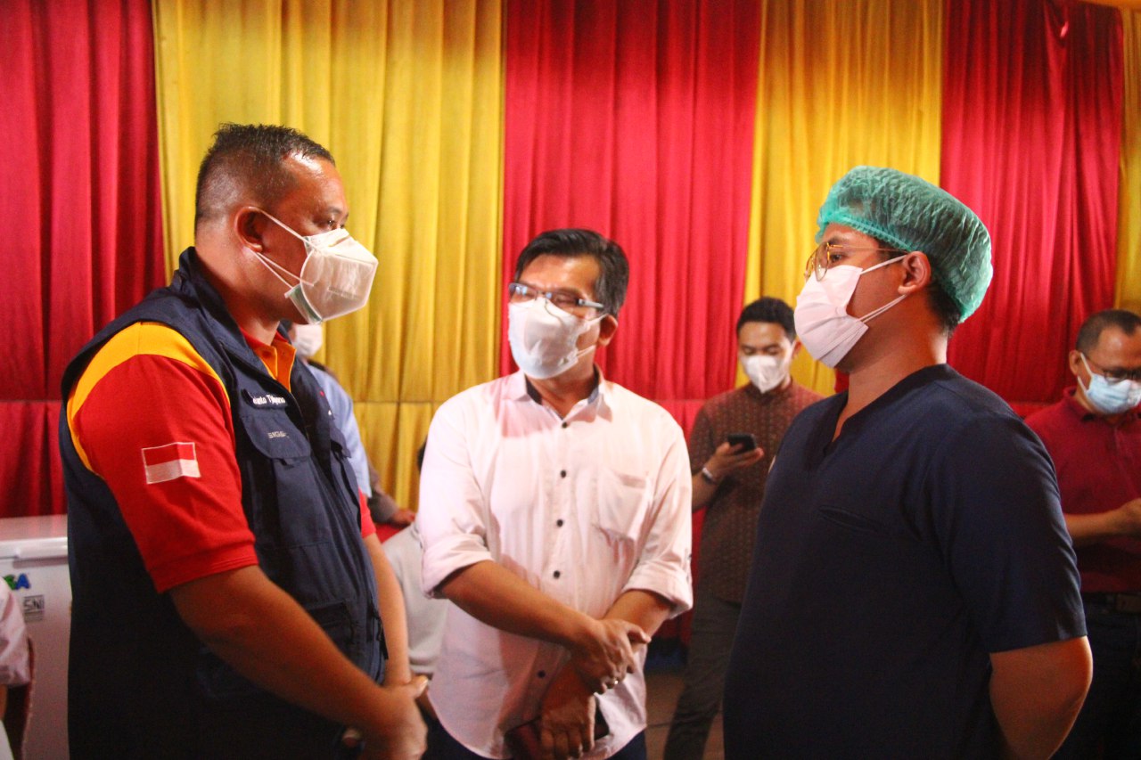 Wakil Wali Kota Bekasi Tinjau Prokes dan Vaksinasi di PT. Mangul Jaya Bantargebang