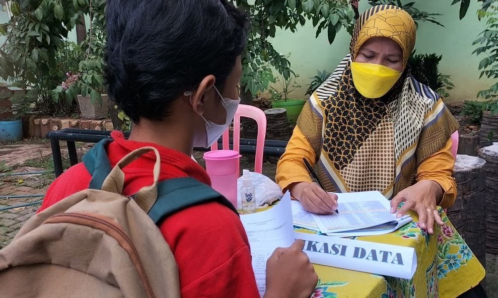 SMPN7 Kota Bekasi Ikut Sukseskan Program Vaksinasi Anak