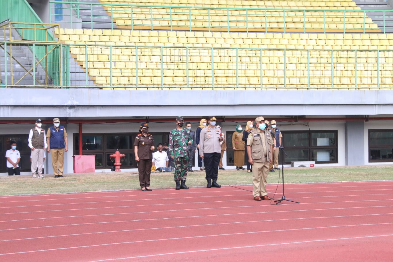 Apel Gabungan FORKOPIMDA, Wali Kota Luruskan Jumlah Kasus Aktif Di Kota Bekasi
