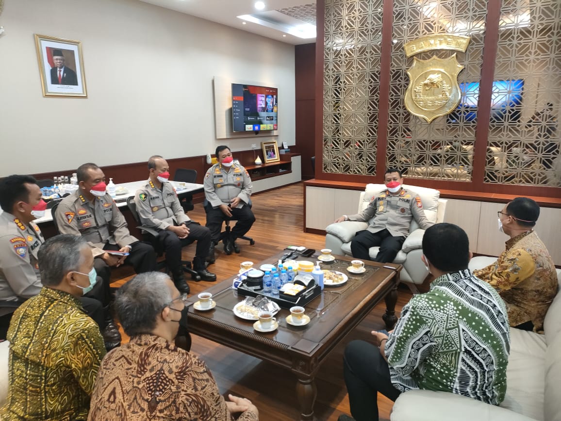 Polda Banten Gandeng Persi Dalam Pelaksanaan Vaksinasi Massal dengan Target 19.500 Per Hari