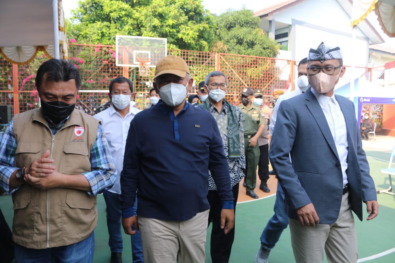 Gebyar Vaksinasi Jabar Juara Merdeka Covid 19, Wali Kota Hadiri Acara Di SMAN 5 Kota Bekasi