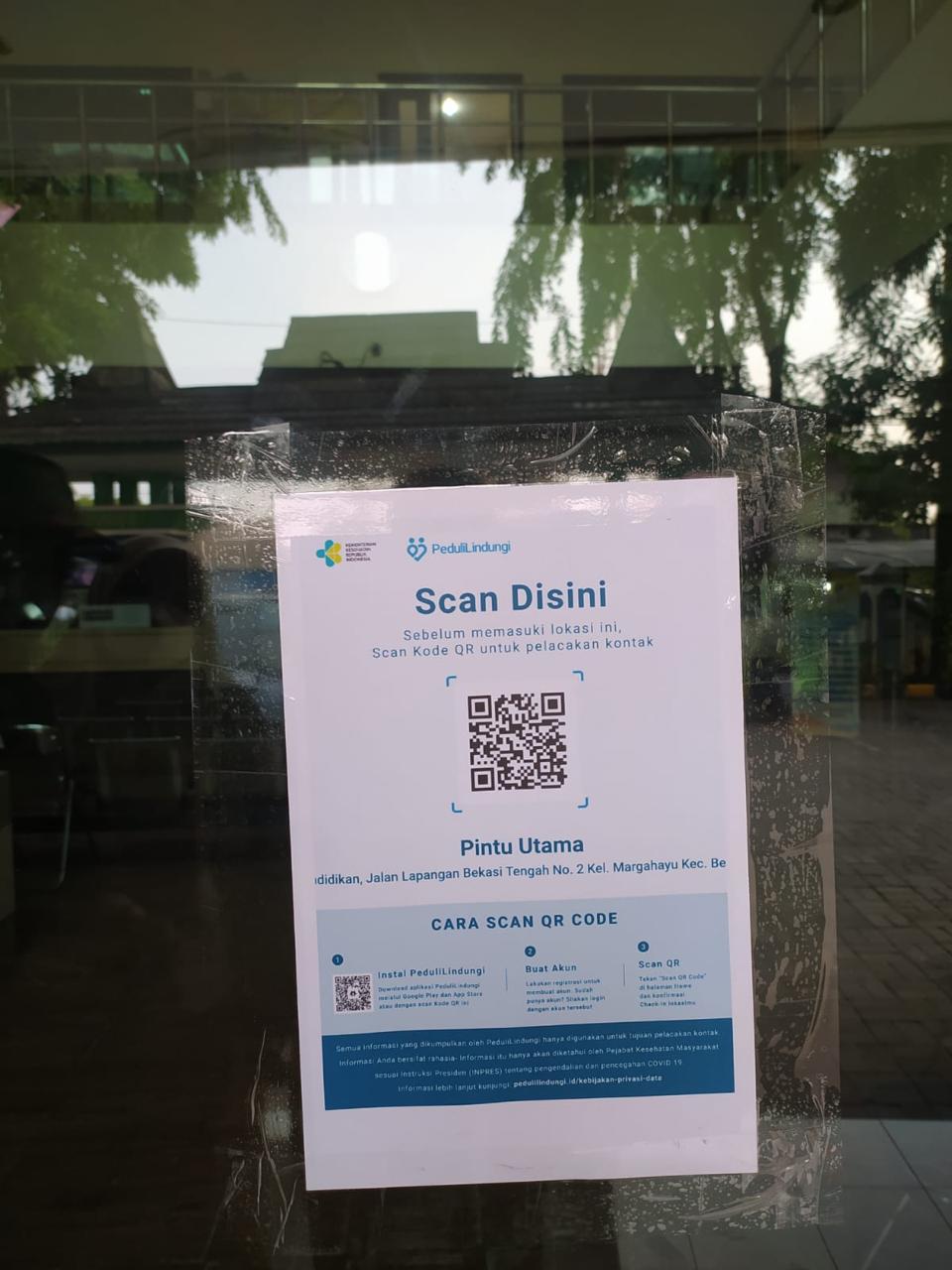 Pengurusan Layanan Di Dinas Pendidikan Wajib Barcode PeduliLindungi