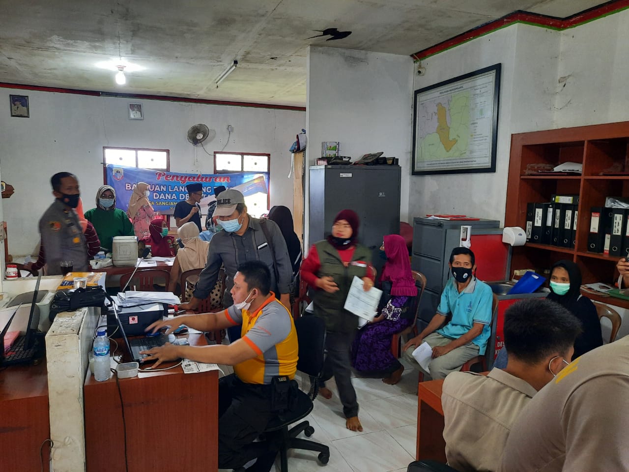 Ormas Jarum Kec. Cimarga Gelar Vaksinasi Gratis di Sangiang Jaya