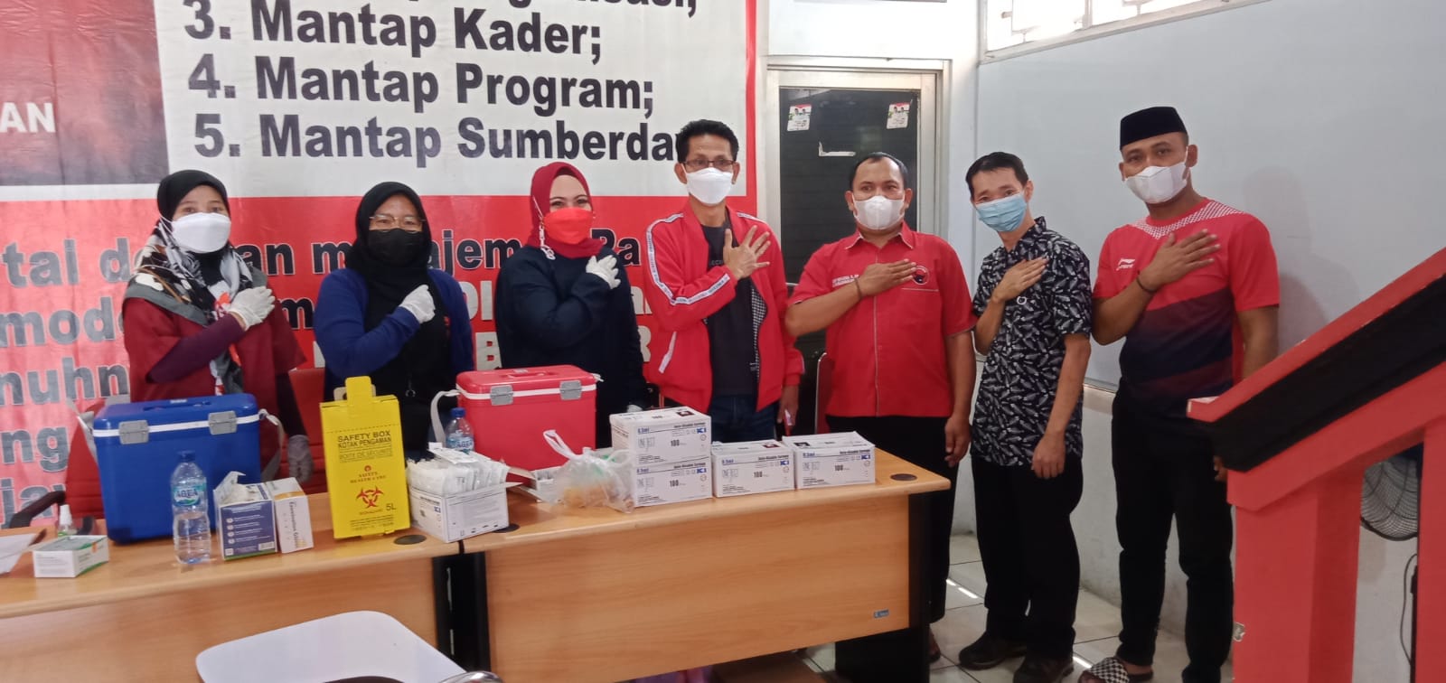 PDI Perjuangan Kabupaten Kembali Gelar Vaksinasi