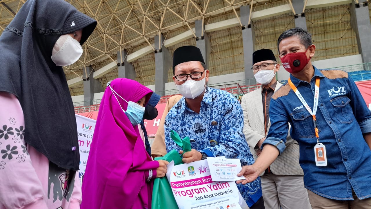 FOZ Bersama 8 Lembaga Zakat Bekasi Kolaborasi Peduli Yatim Dampak Pandemi