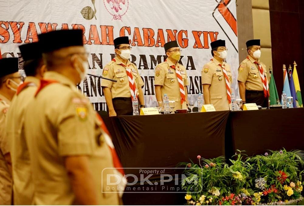 Pesan Pj. Bupati Bekasi Pada Muscab Ke-XIV Pramuka Kabupaten Bekasi
